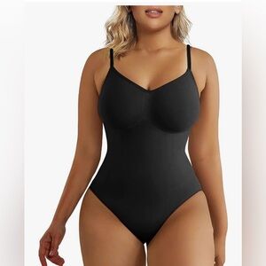 SHAPERX Women's Shapewear Bodysuit Tummy Control Body Shaper Size S NWOT